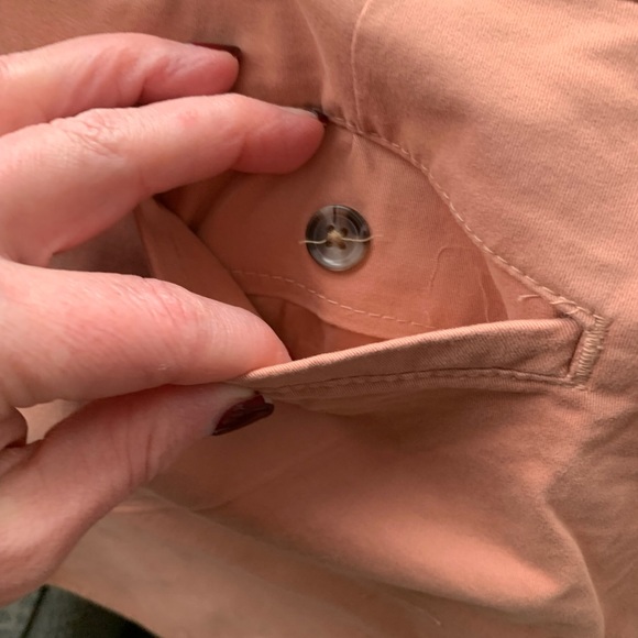 Slate & Stone Stretch Cotton Twill Chino Shorts, NWT, Color Clay, 33Waist - Picture 10 of 13